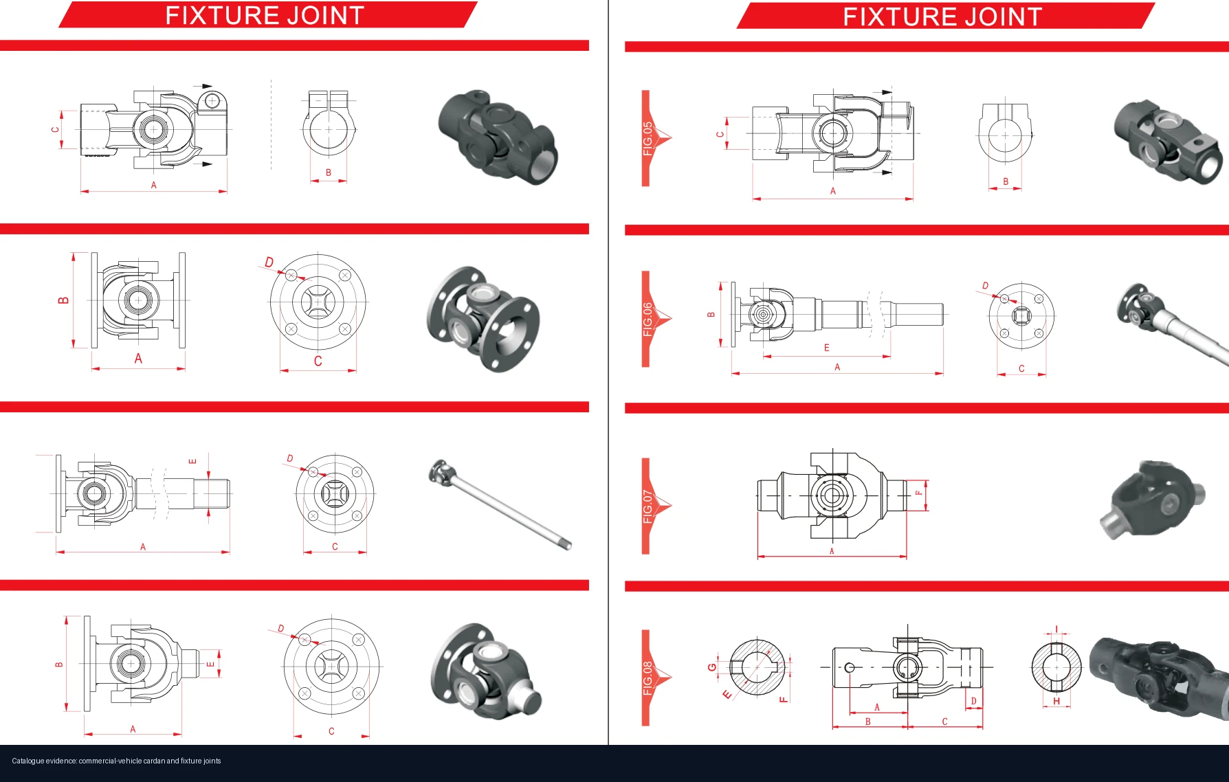 Commercial Truck Fixture Joints